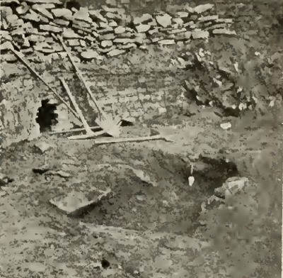 fireplace in upper floor of big kiva