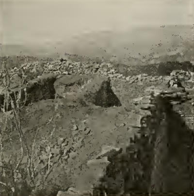 rectangular room partly excavated