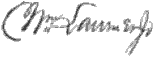 William Larimer Signature