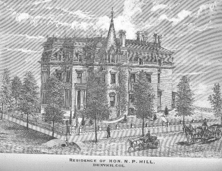 Residence of Hon. N. P. Hill, Denver, CO