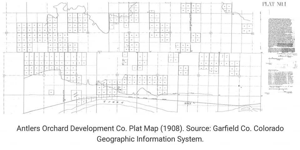 Antlers Colorado Town Map