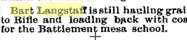 Pioneers of Garfield County Colorado