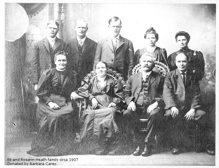 Eli Heath Family circa 1907