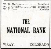 Wray National Bank