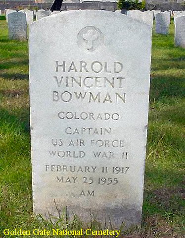 Capt Bowman Headstone