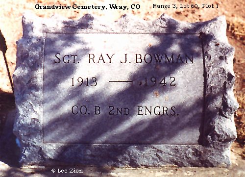 Sgt Bowman Headstone
