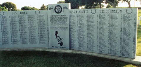 Leyte Gulf Memorial
These four photographs may take a while to load!!! 