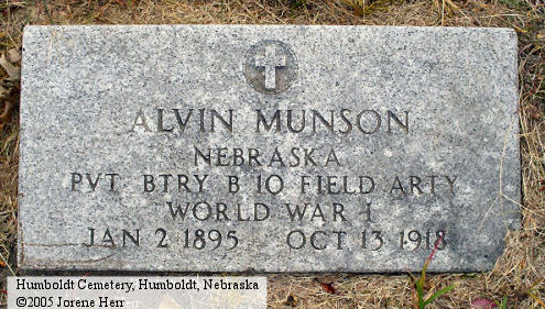 Pvt Alvin Munson
